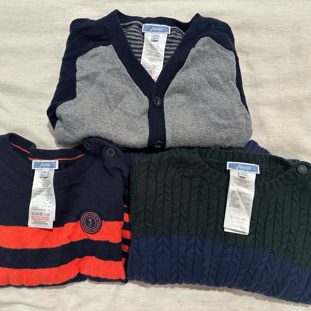 Jacadi Sweaters Bundle